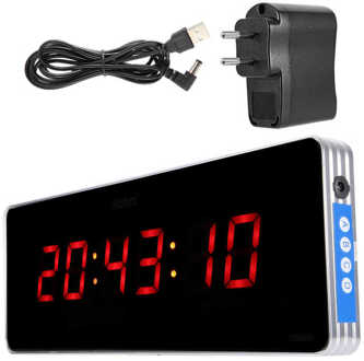 Led Digitale Wandklok Kalender Temperatuur Display Horloge Voor Thuis Woonkamer Decoratie