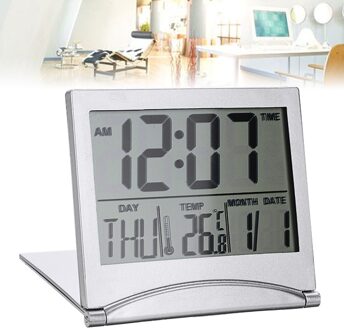 Led Digitale Wekker Snooze Mute Kalender Temperatuur Desktop Tafel Elektronische Klok Voor Thuis Slaapkamer Decoratie Klok