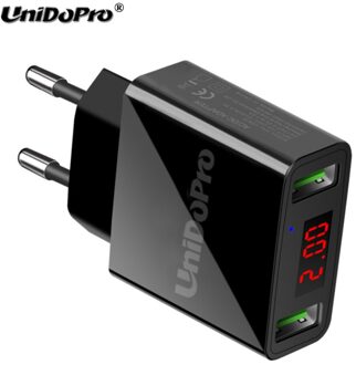 LED Display 2-USB EU Plug 2.2A Max Smart Snel Opladen AC Charger voor Lenovo Yoga Tab Pro, phab/Moto Tab 4 3 2 7 8 10 ''Tablet