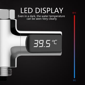 Led Display Celsius Water Temperatuur Meter Plastic 360 Graden Rotatie Elektriciteit Douche Thermometer
