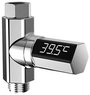 Led Display Douche Thermometer Flow Zelf-Genererende Waterdichte Digitale Water Temperatuur Meter Tester Monitor Bad