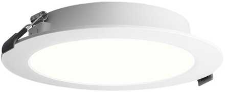 LED downlight ECO - inbouwspot - mini LED paneel - 3 Watt 155 lumen - Rond - 4000K neutraal wit - diameter 100mm - plat 25mm