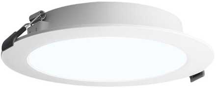 LED downlight ECO - inbouwspot - mini LED paneel - 3 Watt 155 lumen - Rond - 6500K daglicht wit - diameter 100mm - plat 25mm