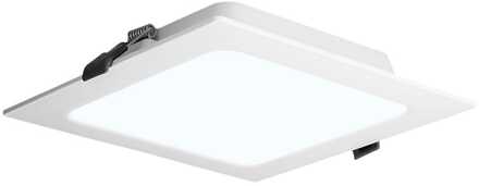 LED Downlight ECO - inbouwspot vierkant - mini LED paneel - 18 Watt 1820 lumen - 6500K daglicht wit - 220x220mm - plat 27mm