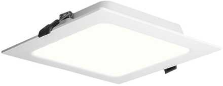 LED Downlight ECO - inbouwspot vierkant - mini LED paneel - 9 Watt 820 lumen - 4000K neutraal wit - 145x145mm - plat 25mm