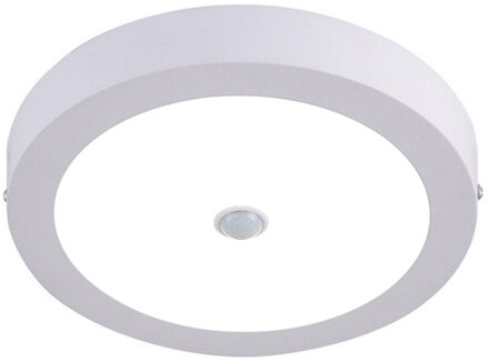 LED Downlight - Facto Dury - PIR Bewegingssensor 360° + Dag en Nacht Sensor - 18W - Helder/Koud Wit 5700K - Opbouw