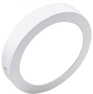 LED Downlight - Opbouw Rond 12W - Helder/Koud Wit 6400K - Mat Wit Aluminium - Ø170mm