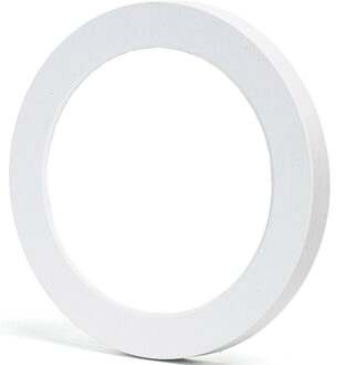 LED Downlight Pro - Aigi Foka - Inbouw/Opbouw - Rond - 12W - Helder/Koud Wit 6000K - Mat Wit - Kunststof