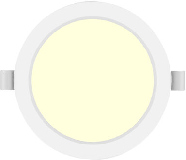 LED Downlight Pro - Aigi Trinko - Inbouw Rond 20W - Warm Wit 3000K - Mat Wit - Kunststof - Ø222mm