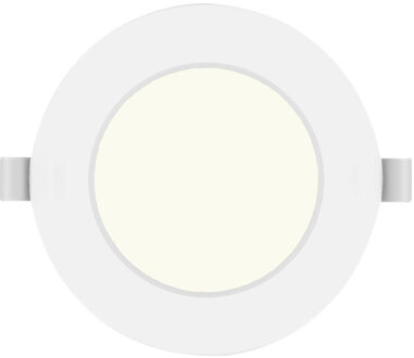 LED Downlight Pro - Aigi Trinko - Inbouw Rond 4W - Natuurlijk Wit 4000K - Mat Wit - Kunststof - Ø98mm