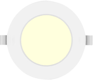 LED Downlight Pro - Aigi Trinko - Inbouw Rond 4W - Warm Wit 3000K - Mat Wit - Kunststof - Ø98mm