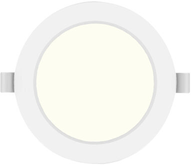 LED Downlight Pro - Aigi Trinko - Inbouw Rond 9W - Natuurlijk Wit 4000K - Mat Wit - Kunststof - Ø145mm