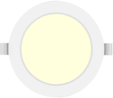 LED Downlight Pro - Aigi Trinko - Inbouw Rond 9W - Warm Wit 3000K - Mat Wit - Kunststof - Ø145mm