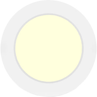 LED Downlight Pro - Aigi Trinko - Opbouw Rond 6W - Warm Wit 3000K - Mat Wit - Kunststof