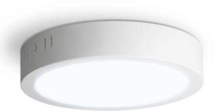 LED downlight - Round surface - 18W - 1820 lm - 6500K Daglicht wit - IP20 - opbouw