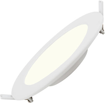 LED Downlight Slim Pro - Aigi - Inbouw Rond 16W - Natuurlijk Wit 4000K - Mat Wit - Kunststof - Ø170mm