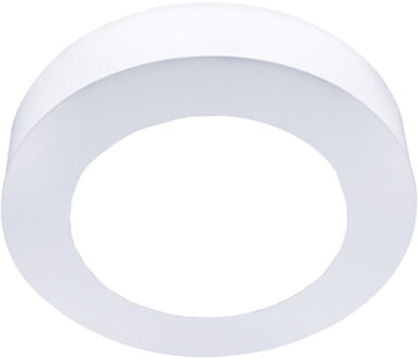 LED Downlight Slim Pro - Aigi Strilo - Opbouw Rond 6W - Helder/Koud Wit 6000K - Mat Wit - Kunststof