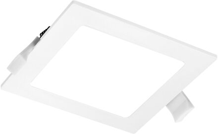 LED Downlight Slim Pro - Aigi Suno - Inbouw Vierkant 9W - Helder/Koud Wit 6000K - Mat Wit - Kunststof