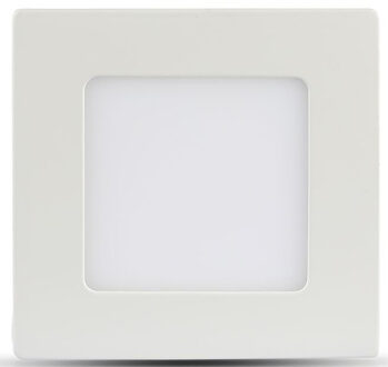 LED Downlight Slim - Viron Dunson - Inbouw Vierkant 24W - Warm Wit 3000K - Mat Wit - Aluminium - 300mm - SAMSUNG LEDs