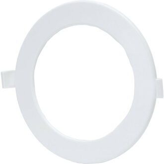 LED Downlight - Smart LED - Wifi LED - Slimme LED - Aigi Zumba - 12W - Helder/Koud Wit 6500K - Inbouw Rond - Mat Wit