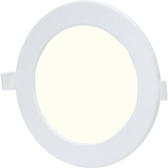 LED Downlight - Smart LED - Wifi LED - Slimme LED - Aigi Zumba - 12W - Natuurlijk Wit 4000K - Inbouw Rond - Mat Wit