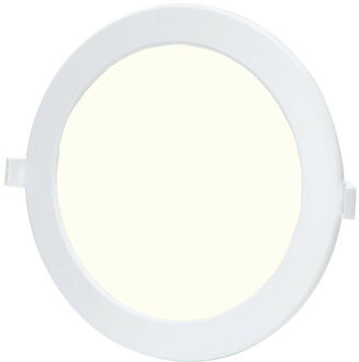 LED Downlight - Smart LED - Wifi LED - Slimme LED - Aigi Zumba - 18W - Natuurlijk Wit 4000K - Inbouw Rond - Mat Wit