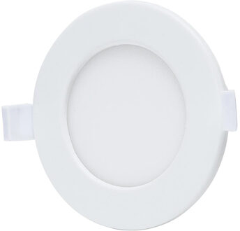 LED Downlight - Smart LED - Wifi LED - Slimme LED - Aigi Zumba - 6W - Aanpasbare Kleur - Inbouw Rond - Mat Wit