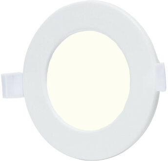 LED Downlight - Smart LED - Wifi LED - Slimme LED - Aigi Zumba - 6W - Natuurlijk Wit 4000K - Inbouw Rond - Mat Wit