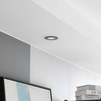 LED downlight Zarik, zwart, 2.700K