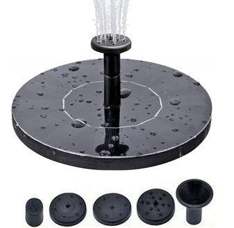 Led Drijvende Solar Fontein Tuin Fontein Zwembad Vijver Decoratie Zonnepaneel Powered Fontein Waterpomp Tuin Decoratie