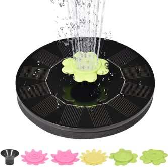 Led Drijvende Solar Fontein Tuin Fontein Zwembad Vijver Decoratie Zonnepaneel Powered Fontein Waterpomp Tuin Decoratie