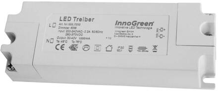 LED driver 220-240 V(AC/DC) dimbaar 40W wit