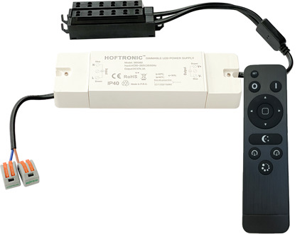 LED driver - Dimbaar - inclusief afstandsbediening - 12 Volt - 36 Watt - Compatibel met mini inbouwspots en verandaverlichting - Voor binnen