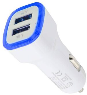 Led Dual Usb Auto-oplader Sigarettenaansteker Auto-oplader Voor Gps Mobiele Telefoon MP3 Pda Bluetooth Headset Digitale Camera nee.1