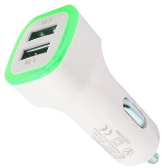 Led Dual Usb Auto-oplader Sigarettenaansteker Auto-oplader Voor Gps Mobiele Telefoon MP3 Pda Bluetooth Headset Digitale Camera nee.2