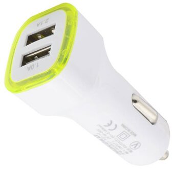 Led Dual Usb Auto-oplader Sigarettenaansteker Auto-oplader Voor Gps Mobiele Telefoon MP3 Pda Bluetooth Headset Digitale Camera nee.3
