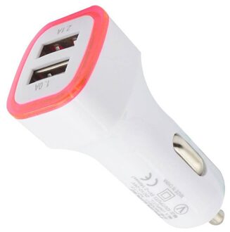 Led Dual Usb Auto-oplader Sigarettenaansteker Auto-oplader Voor Gps Mobiele Telefoon MP3 Pda Bluetooth Headset Digitale Camera nee.5