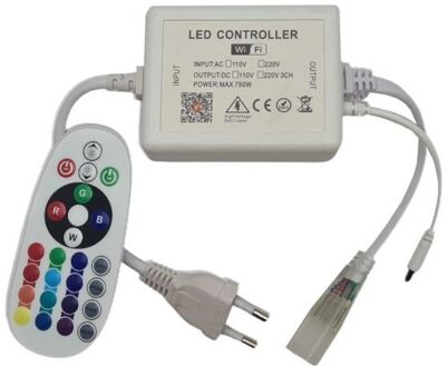 LED E27 Bulb - 5W - RGB/Warm wit - WiFi/RF Controlled - RGB