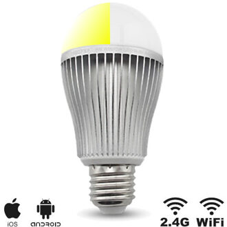 LED E27 Bulb - 9W - Dual White - WiFi/RF Controlled - Milight