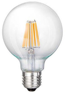 LED E27-G125-Filament lamp - 8W - 2700K - 800Lm