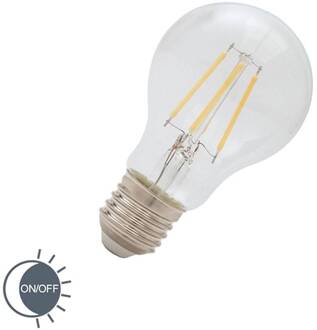 LED E27 lamp 4 Watt filament dag nacht sensor