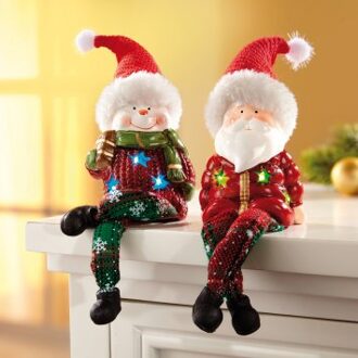 LED-Eckhocker set van 2