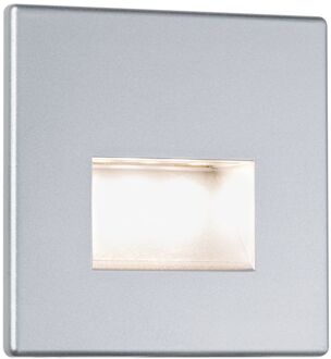 LED Edge Contactdoos wandinbouwlamp - Chroom