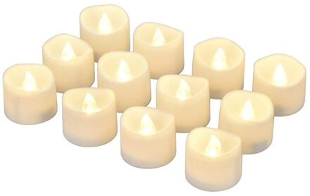 Led Elektronische Kaars Vlamloze Flickering Wieden Decor Party Decoratie Verjaardagsfeestje Pasen Flickering Wieden