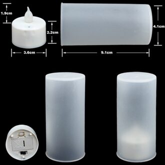 Led Elektronische Kleur Change Flicker Kaars Light Thuis Party Decor BOM666