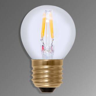 LED Energielabel A+ (A++ - E) E27 Kogel 2.7 W = 18 W Warmwit (Ã x l) 45 mm x 72 mm Filament / Retro-LED, Dimbaar 1 stuk(s)