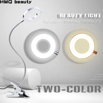LED eyelash extension light beauty light cold and warm two-color eye protection shadowless light special for eyelashes grafting