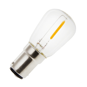 LED filament Buislamp Ba15d 1W (vervangt 8W)