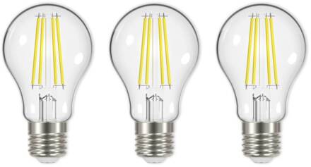 LED filament E27 5W 1060 lumen helder 3 per set