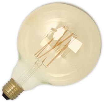 LED filament Globelamp E27 4W 125mm goud dimbaar